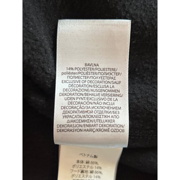 Ralph Lauren Black Pullover Hoodie With Red Logo Drawstring Hood & Kangaroo Pock - Picture 14 of 14